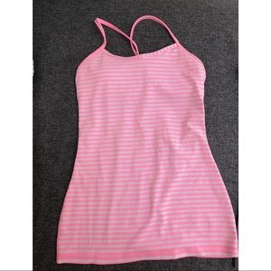 Two Lululemon Power Y Tanks
